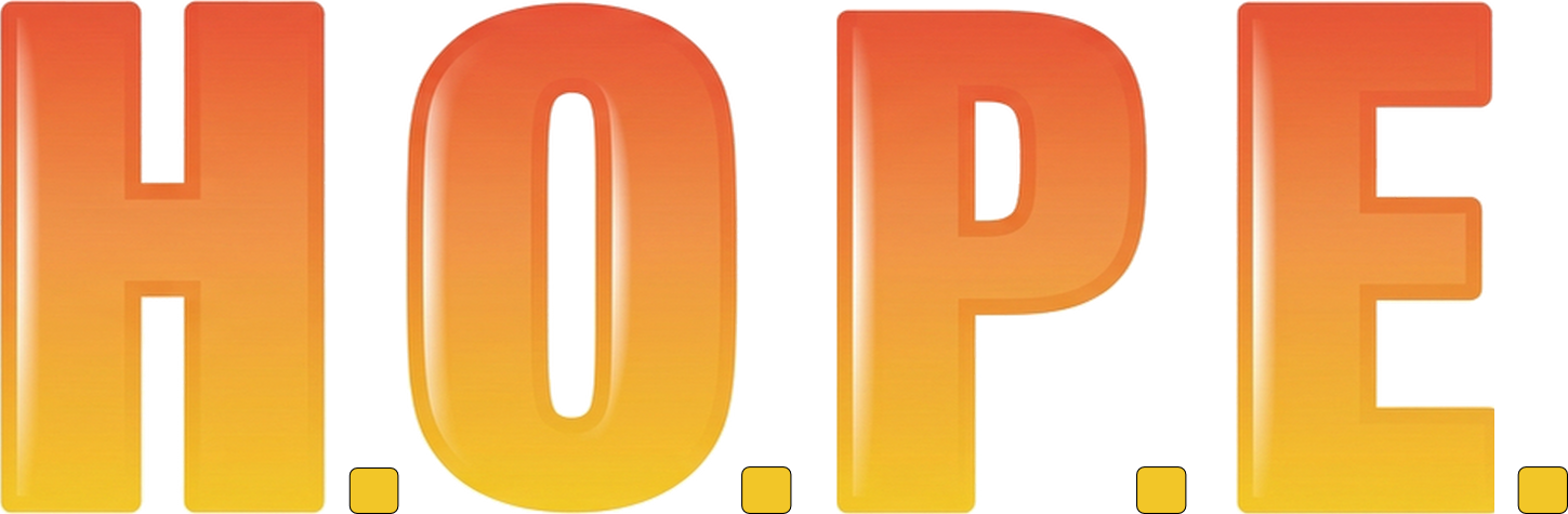 H.O.P.E. letters logo